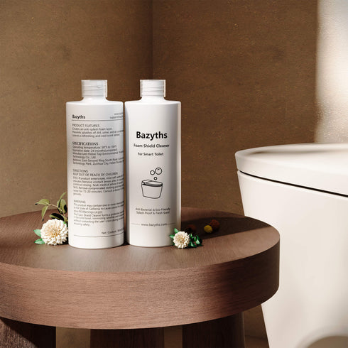 Bazyths Foam Shield Cleaner for Smart Toilet ZY695A Mini / ZYC8A, 2 or 4 Bottles Pack