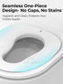 Bazyths Kids Toilet Seat for Elongated Toilets – Smart & Regular Compatible, Ideal for Ages 2-8, Easy to Clean, Comfortable & Space-Saving Design (ZYP1)