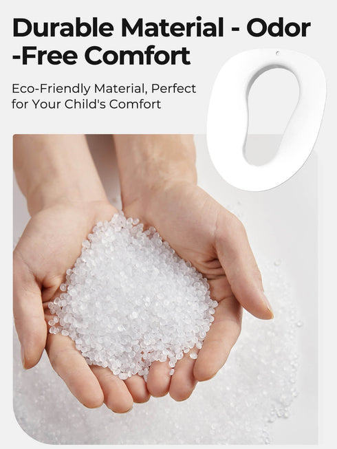 Bazyths Kids Toilet Seat for Elongated Toilets – Smart & Regular Compatible, Ideal for Ages 2-8, Easy to Clean, Comfortable & Space-Saving Design (ZYP1)