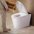 Bazyths Smart Toilet with Built-in Tank and Bidet, Auto Open/Close, Foot Sensor Flush, Heated Seat, Dryer, Elongated One-Piece Design, 12 in. Rough In, 110V-120V, ZY695A