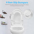 Bidet Toilet Seat, Soft Close, Non-Slip, Non-Electric, Fits Elongated or Oval Toilets, Dual Nozzle for Feminine & Rear Wash, Self-Cleaning, Adjustable Water Pressure, Quick Installation (ZYA001)