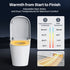 Bazyths Smart Toilet with Built-in Tank & Bidet, 4-Second Quiet Flush, Foam Shield, Auto Open/Close, Foot Sensor Flush, Ambient Lighting, Rimless Ceramic Bowl, Self-Cleaning, Tall Height, 12 in. Rough In, 110V-120V, ZY760A
