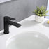 Modern Single Handle Lavatory Basin Sink Faucet with Aerated Stream in Brushed Gold, Durable Brass