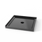 Goodyo Shower Base 36'x36' Anti-slip Acrylic Black Center Drain Single Threshold