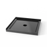Goodyo Shower Base 36'x36' Anti-slip Acrylic Black Center Drain Single Threshold
