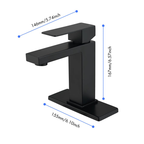 Bathroom Faucet, Single Handle Bathroom Vanity Sink Faucet