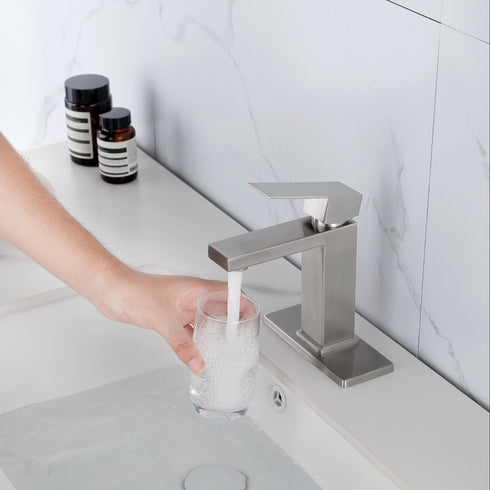 Bathroom Faucet, Single Handle Bathroom Vanity Sink Faucet