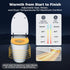 Smart Bidet Toilet with Built-in Tank & Foam Shield, Auto Open/Close Foot Sensor Flush Dryer Heated Seat Soft Close Elongated One-Piece Design, 12 in. Rough In, 110V-120V (ZYS1)