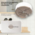 Bazyths Vessel Sink Bathroom Sink Restroom Sink Round Washbasin Above Counter White Porcelain Ceramic Modern Vanity Sink Art Basin Sink for Café Restaurant Washroom 16.1"L x 16.1"W x 5.7"H