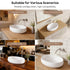 Bazyths Vessel Sink Bathroom Sink Restroom Sink Oval Washbasin Above Counter White Porcelain Ceramic Modern Vanity Sink Art Basin Sink for Bathrooms Café Restaurant Washroom 19.1"L x 13.4"W x 5.7"H