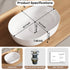 Bazyths Vessel Sink Bathroom Sink Restroom Sink Oval Washbasin Above Counter White Porcelain Ceramic Modern Vanity Sink Art Basin Sink for Guest Bathrooms Restaurant Washroom 19.7"L x 14.2"W x 5.1"H