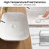 Bazyths Vessel Sink Bathroom Sink Restroom Sink Rectangle Above Counter White Porcelain Ceramic Modern Vanity Sink Art Basin Sink for Guest/Apartment Bathrooms 19.7"L x 15.7"W x 5.5"H