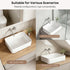 Bazyths Small Vessel Sink Bathroom Sink Restroom Sink Rectangle Above Counter White Porcelain Ceramic Modern Vanity Sink Art Basin Sink Mini Sink for Small/Apartment Bathrooms 15.7"L x 11.8"W x 5.1"H